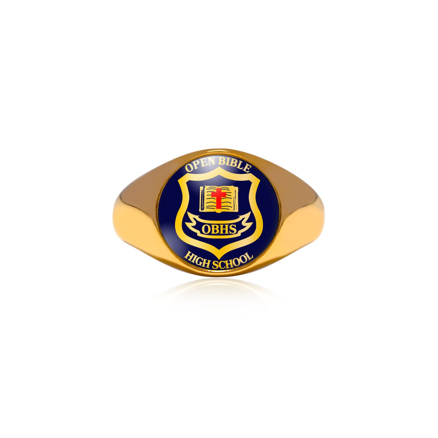Open Bible High School - School Ring
