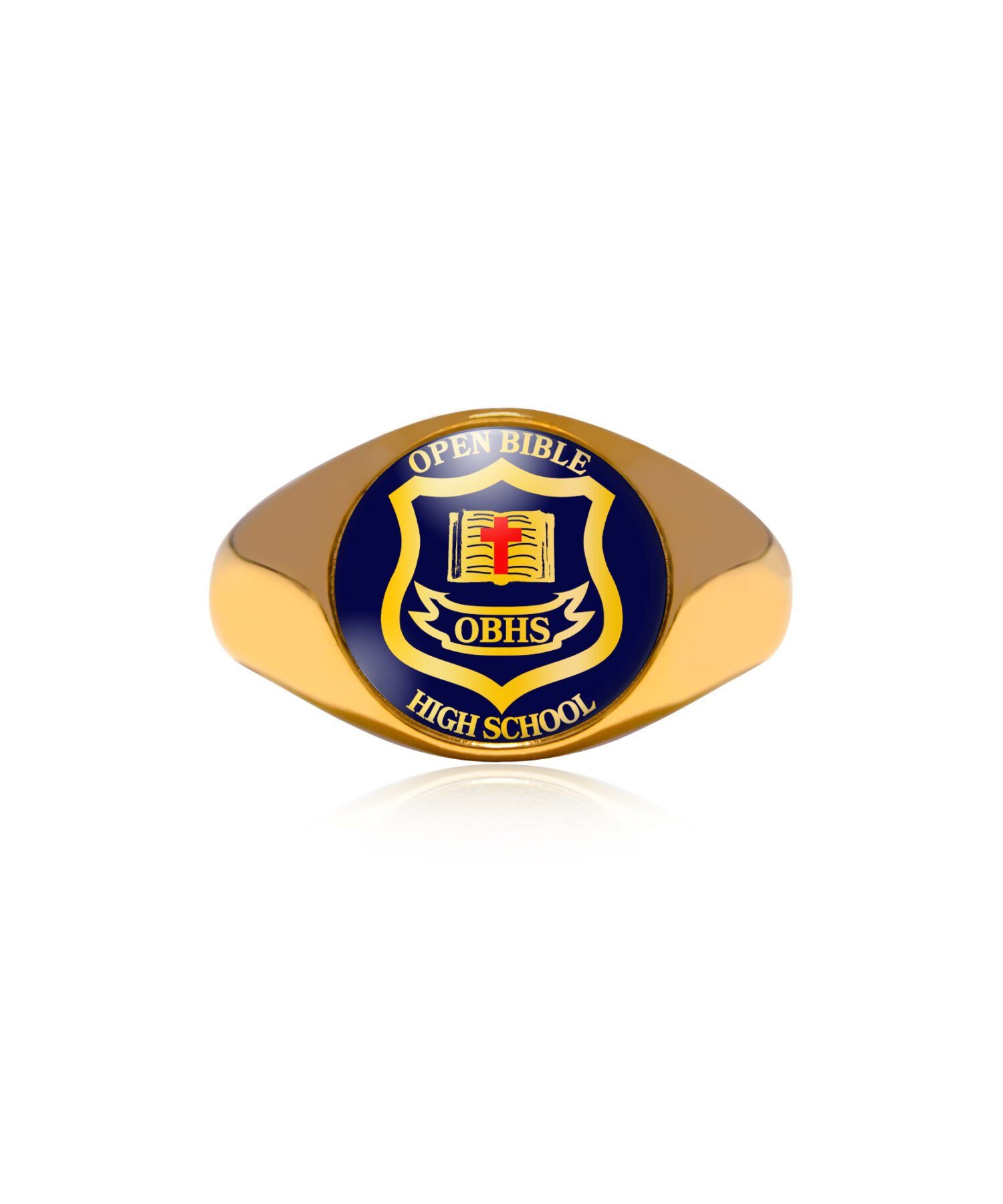 Open Bible High School - School Ring